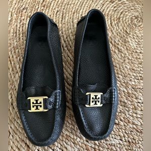 COPY - Tory Burch Black Leather Slip On Loafers Size 6.5